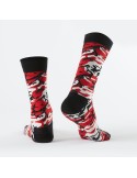 Men\'s red camo socks SM23 - Online store - Boutique